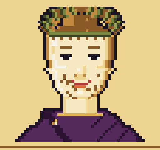 Nero, fifth emperor, in Soul of Rome